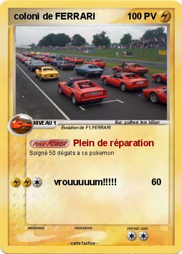 Pokemon coloni de FERRARI