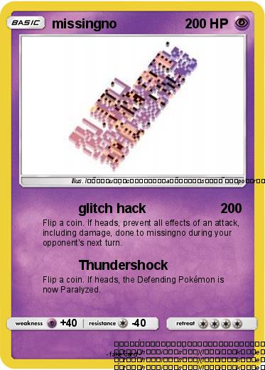 Pokemon missingno
