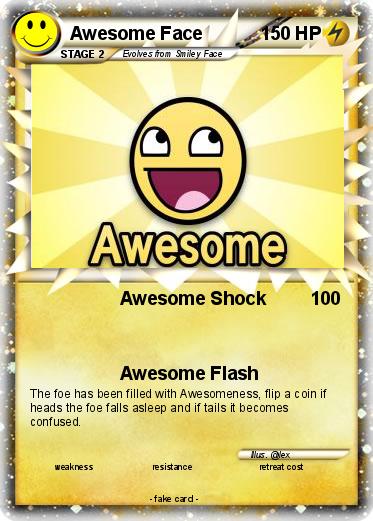 Pokemon Awesome Face