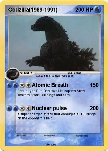 Pokemon Godzilla(1989-1991)