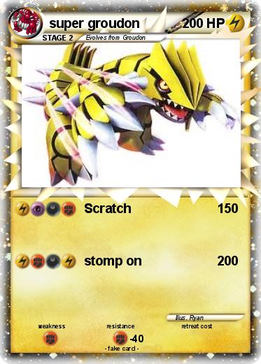 Pokemon super groudon