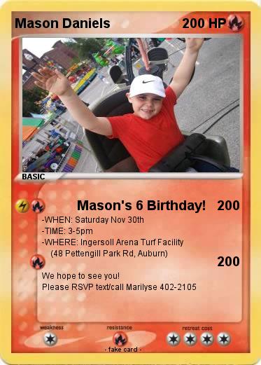 Pokemon Mason Daniels