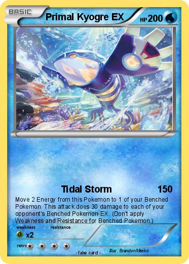 Pokemon Primal Kyogre EX