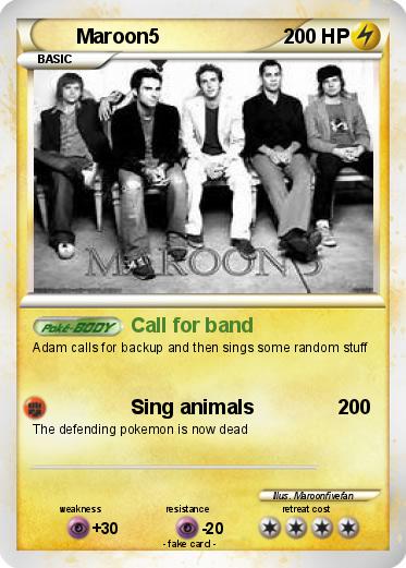 Pokemon Maroon5