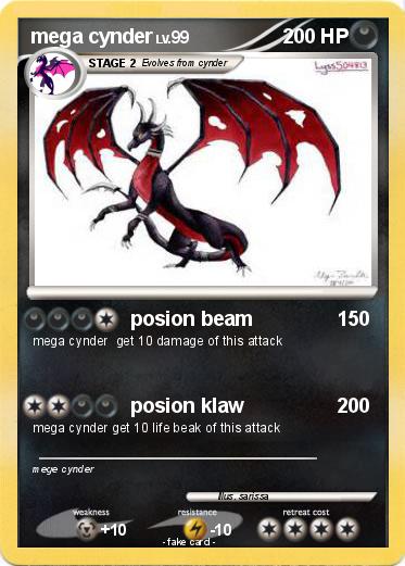 Pokemon mega cynder