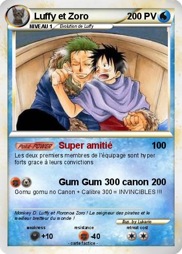 Pokemon Luffy et Zoro