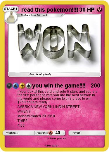 Pokemon read this pokemon!!!!