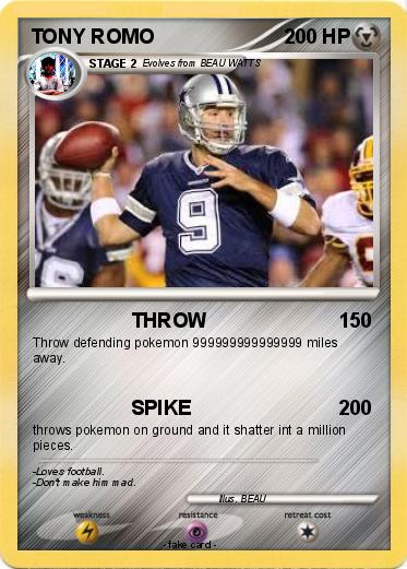 Pokemon TONY ROMO
