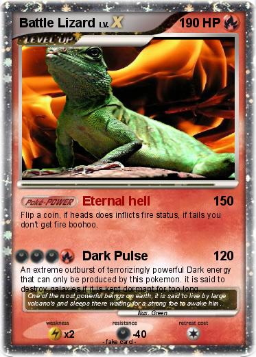 Pokemon Battle Lizard