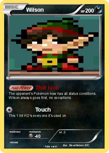 Pokemon Wilson