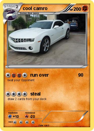 Pokemon cool camro