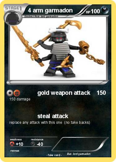 Pokemon 4 arm garmadon