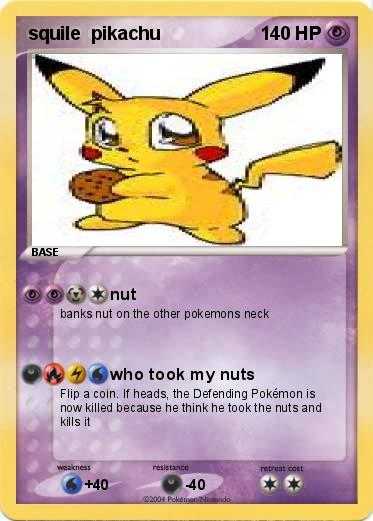 Pokemon squile  pikachu 