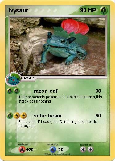 Pokemon ivysaur
