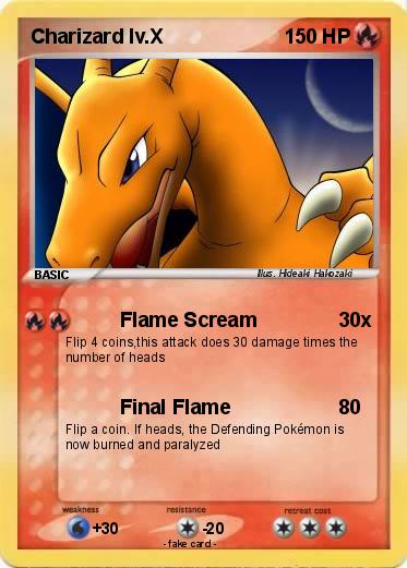 Pokemon Charizard lv.X