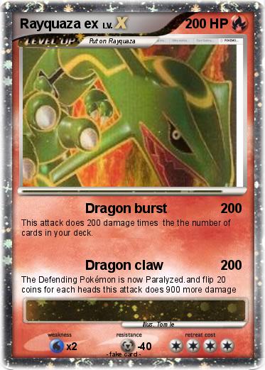 Pokemon Rayquaza ex
