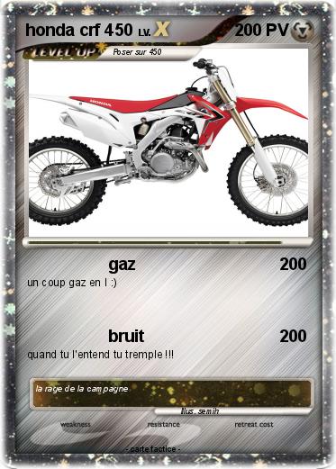 Pokemon honda crf 450
