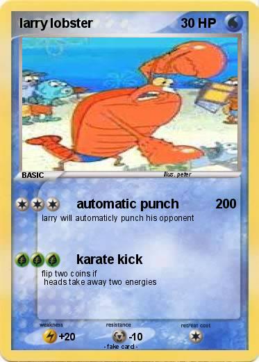 Pokemon larry lobster