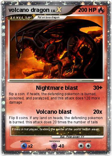 Pokemon volcano dragon