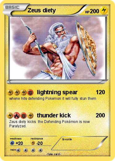 Pokemon Zeus diety