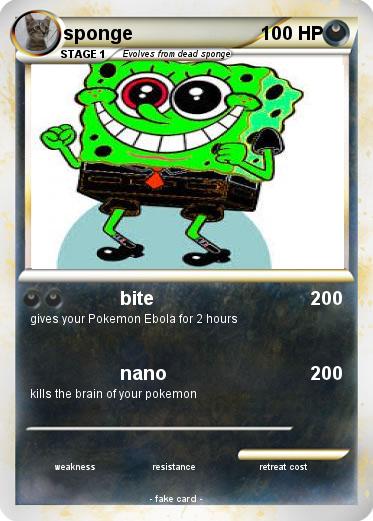 Pokemon sponge
