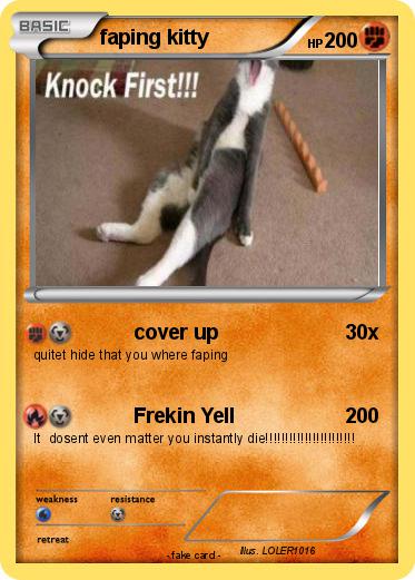 Pokemon faping kitty
