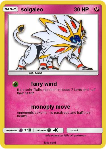 Pokemon solgaleo
