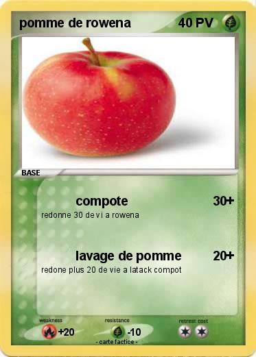 Pokemon pomme de rowena