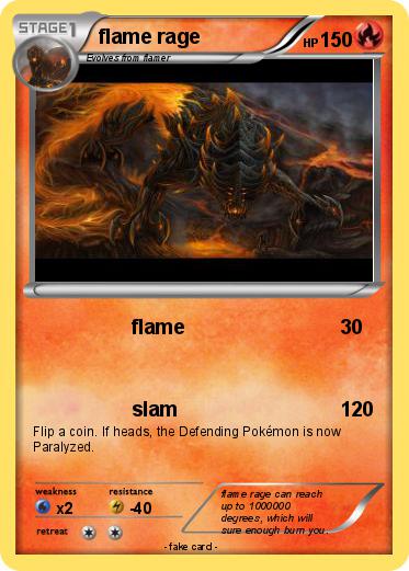 Pokemon flame rage