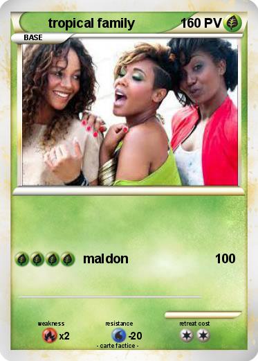 Pokemon tropical family