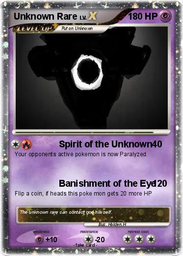 Pokemon Unknown Rare