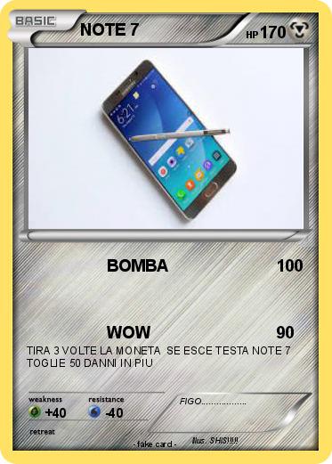 Pokemon NOTE 7
