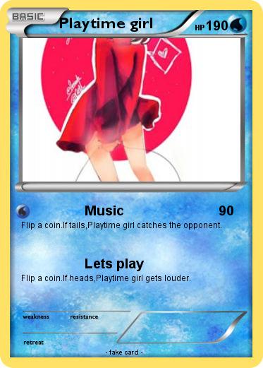 Pokemon Playtime girl
