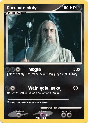 Pokemon Saruman biały