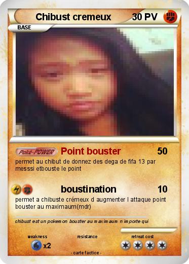 Pokemon Chibust cremeux