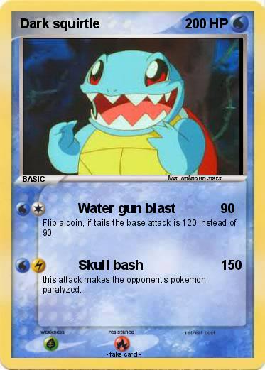 Pokemon Dark squirtle