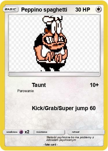 Pokemon Peppino spaghetti