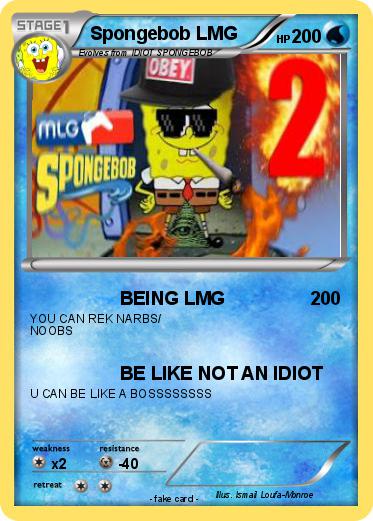 Pokemon Spongebob LMG