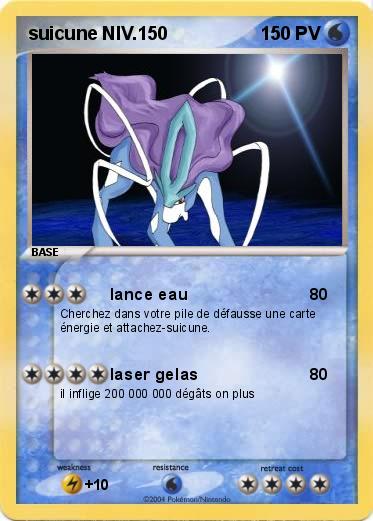 Pokemon suicune NIV.150