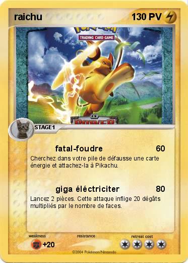 Pokemon raichu
