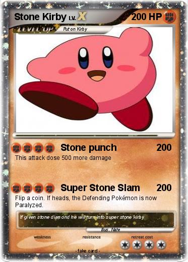 Pokemon Stone Kirby
