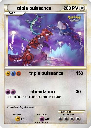 Pokemon triple puissance