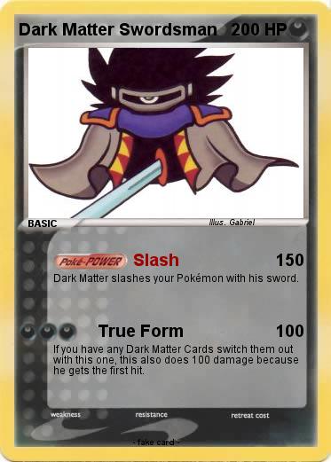 Pokemon Dark Matter Swordsman