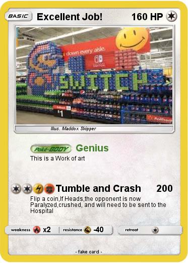 Pokemon Excellent Job!