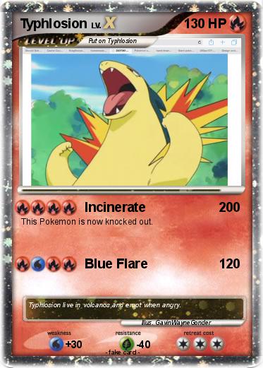 Pokemon Typhlosion