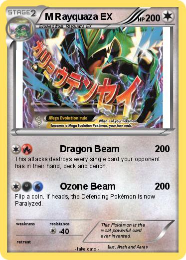 Pokemon M Rayquaza EX