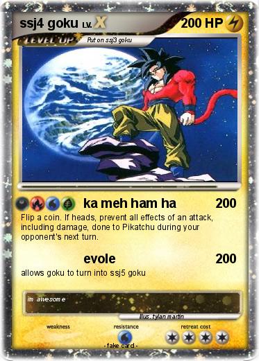 Pokemon ssj4 goku