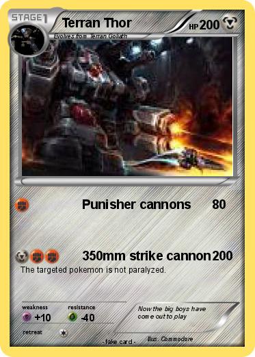 Pokemon Terran Thor
