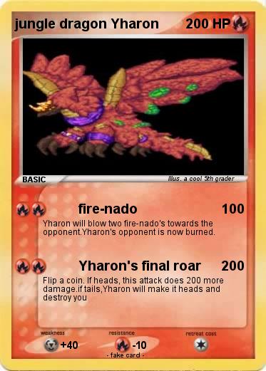 Pokemon jungle dragon Yharon