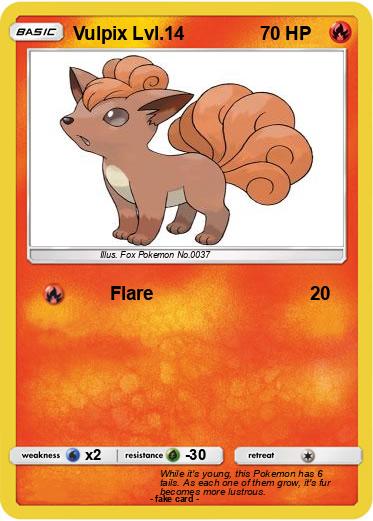 Pokemon Vulpix Lvl.14